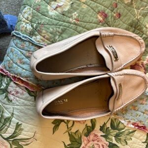 Size 9.5 tannish Coach flats